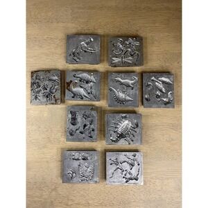 Vintage 90s Toymax Metal Molds Creepy Crawlers Insects Lot Of 10